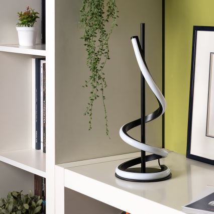 ONLI - Lámpara de mesa LED TWIST LED/12W/230V 4000K 40 cm negro