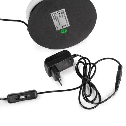 ONLI - Lámpara de mesa LED TWIST LED/12W/230V 4000K 40 cm negro