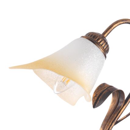 ONLI - Lámpara de mesa LUCREZIA 1xE14/6W/230V bronce