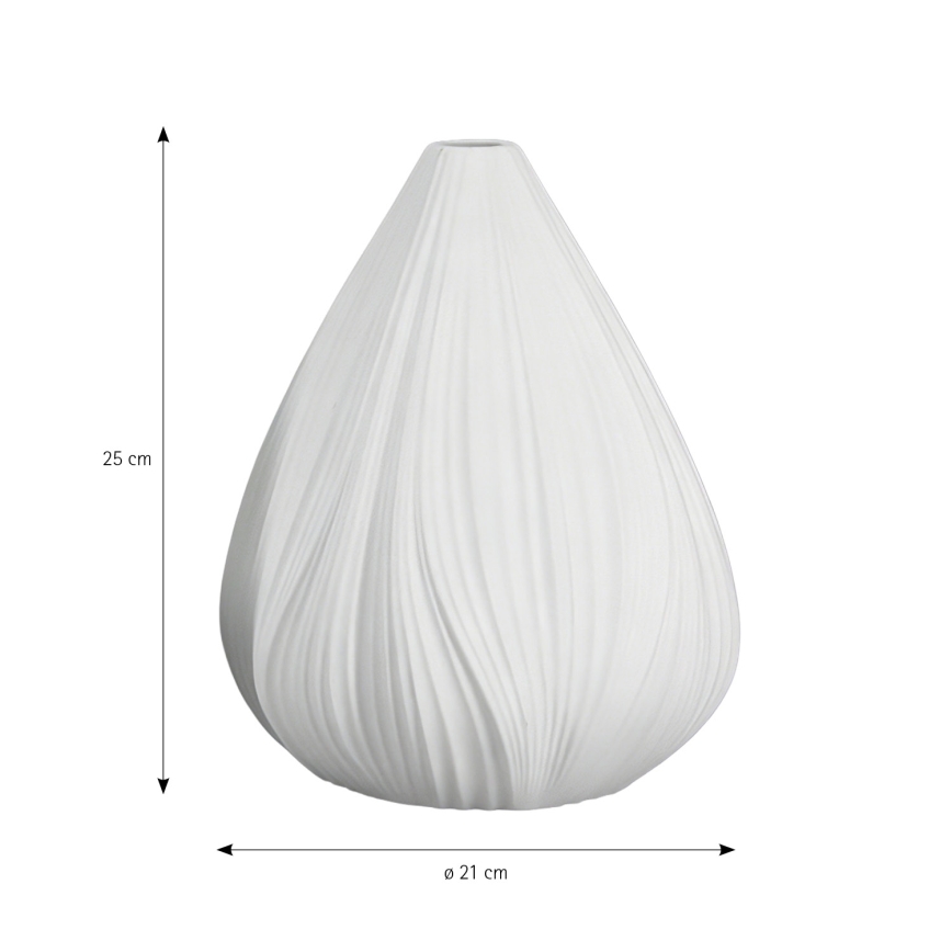 ONLI - Lámpara de mesa NUVIA 1xE14/6W/230V 25 cm blanca