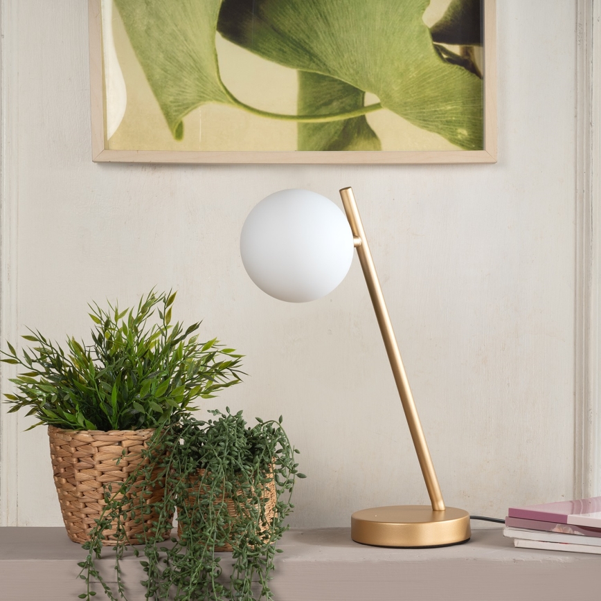 ONLI - Lámpara de mesa PALOMA 1xG9/10W/230V 38,5 cm dorado