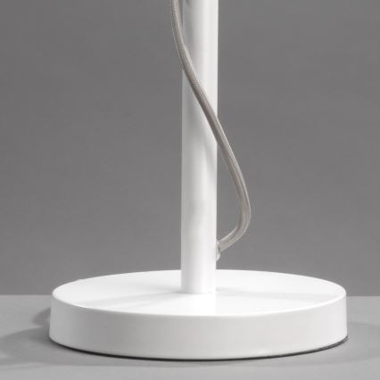 ONLI - Lámpara de mesa WIRE 1xE27/15W/230V 50 cm gris/blanco