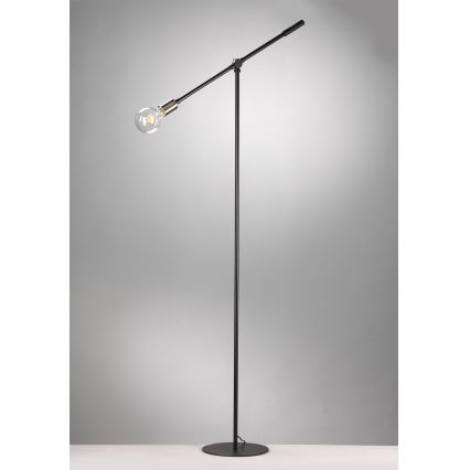ONLI - Lámpara de pie ASTE 1xE27/15W/230V negro/dorado
