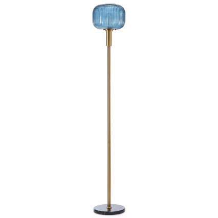 ONLI - Lámpara de pie DOROTY 1xE27/22W/230V azul/dorado