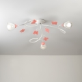 ONLI - Lámpara de techo infantil BUTTERFLY 3xE14/6W/230V