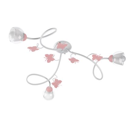 ONLI - Lámpara de techo infantil BUTTERFLY 3xE14/6W/230V