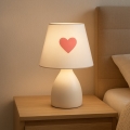 ONLI - Lámpara infantil TITTA 1xE14/6W/230V 20 cm blanca