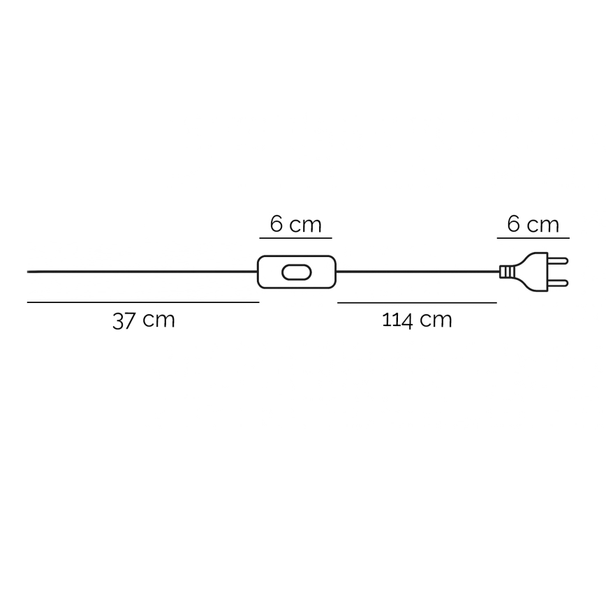 ONLI - Lámpara infantil TITTA 1xE14/6W/230V 20 cm blanca