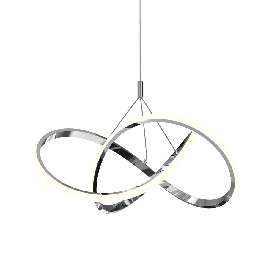 ONLI - Lámpara LED colgante LOOP LED/40W/230V 4000K cromo brillante