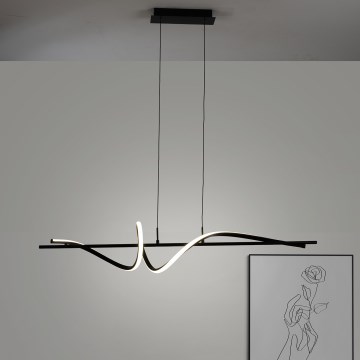 ONLI - Lámpara LED colgante TWIST LED/30W/230V 4000K negro