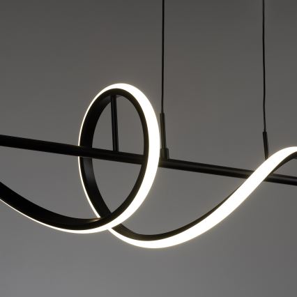 ONLI - Lámpara LED colgante TWIST LED/30W/230V 4000K negro
