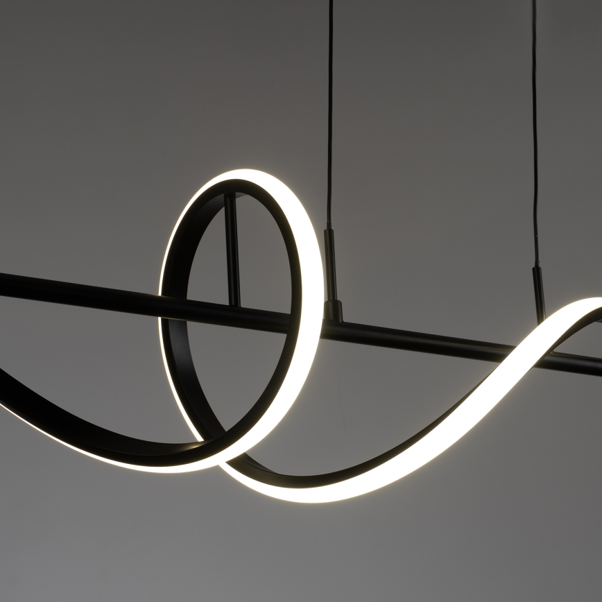 ONLI - Lámpara LED colgante TWIST LED/30W/230V 4000K negro