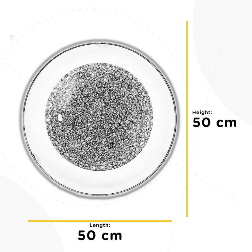 ONLI - Plafón LED BRILL LED/21W/230V 4000K diá. 50 cm