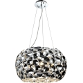 Open Design OR80162 - Lámpara colgante CARERA con cable 6xG9/7W/230V Ø 55 cm cromo pulido