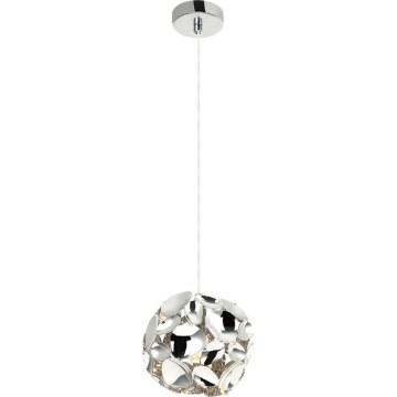 Open Design OR80179 - Lámpara colgante con cable CARERA 1xG9/7W/230V Ø 15 cm cromo brillante