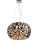 Open Design OR80186 - Lámpara colgante con cable CARERA 6xG9/7W/230V diámetro 55 cm oro rosa