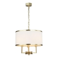 Open Design OR80223 - Lámpara colgante con cadena CASA 3xE14/12W/230V crema/latón
