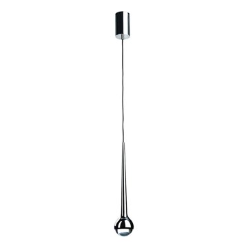 Open Design OR80261 - Lámpara colgante LED con cable CAPPI LED/5W/230V negro cromado