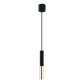 Open Design OR80810 - Lámpara colgante SLIMI 1xG9/3,5W/230V negra/dorada