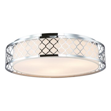 Open Design OR81008 - Lámpara de techo CAVALLI 3xE27/15W/230V Ø 52 cm cromo brillante