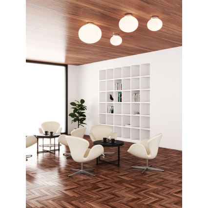 Open Design OR81169 - Lámpara de techo PALLA 1xE27/12W/230V Ø 40 cm cromo brillante