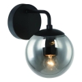 Open Design OR81411 - Aplique de pared BAO 1xE27/8W/230V negro/gris ahumado
