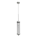 Open Design OR84351 - Lámpara colgante con cable FIATTO 1xE14/12W/230V acabado en cromo brillante