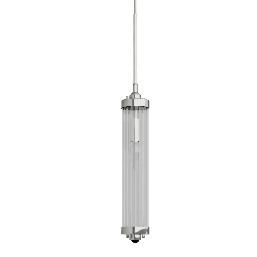 Open Design OR84351 - Lámpara colgante con cable FIATTO 1xE14/12W/230V acabado en cromo brillante