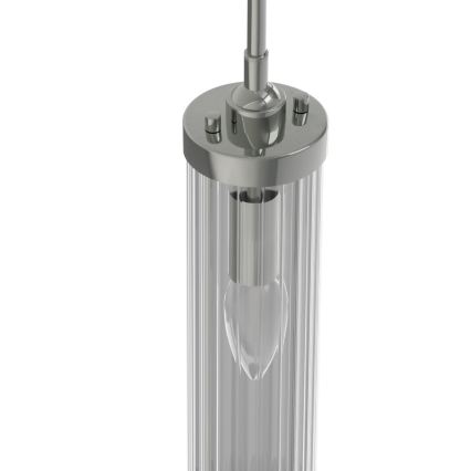 Open Design OR84351 - Lámpara colgante con cable FIATTO 1xE14/12W/230V acabado en cromo brillante
