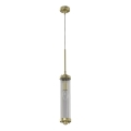 Open Design OR84368 - Lámpara colgante con cable FIATTO 1xE14/12W/230V latón