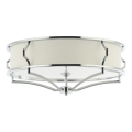 Open Design OR84412 - Lámpara de techo STESSO 4xE27/12W/230V, diámetro 65 cm, cromo brillante/blanco