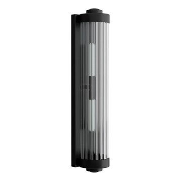 Open Design OR84498 - Aplique de pared para baño FUMI 2xG9/8W/230V IP44 negro