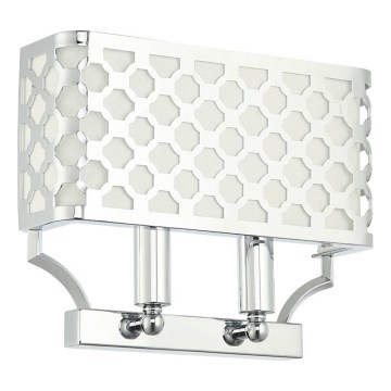 Open Design OR84597 - Aplique de pared VERNO 2xE14/12W/230V cromado brillante