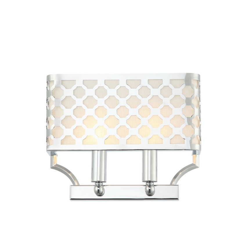 Open Design OR84597 - Aplique de pared VERNO 2xE14/12W/230V cromado brillante