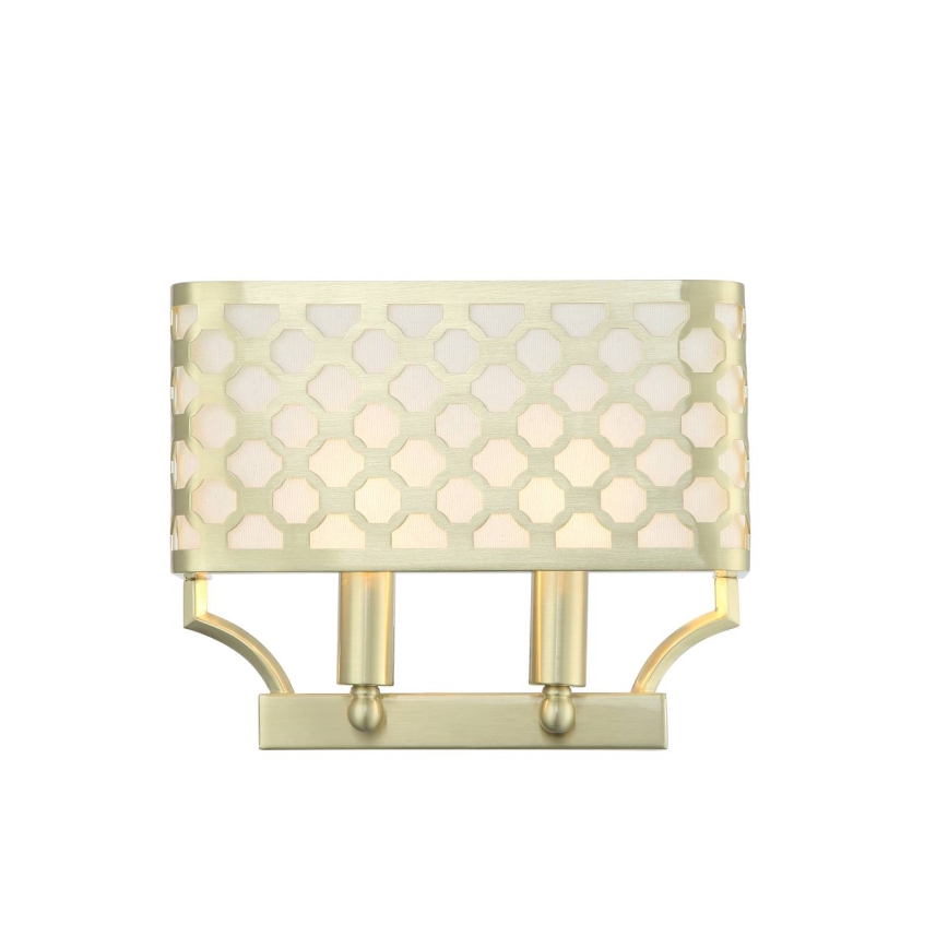 Open Design OR84603 - Aplique de pared VERNO 2xE14/12W/230V latón