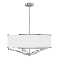Open Design OR84801 - Lámpara colgante con varilla GERDO 4xE27/12W/230V cromo brillante/blanco