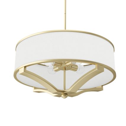 Open Design OR84818 - Lámpara de techo con varilla GERDO 4xE27/12W/230V latón/blanco