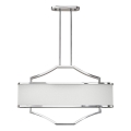 Open Design OR84849 - Lámpara de techo con varilla GERDO OVALE 6xE14/12W/230V cromo brillante/blanco