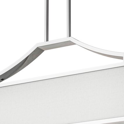 Open Design OR84849 - Lámpara de techo con varilla GERDO OVALE 6xE14/12W/230V cromo brillante/blanco