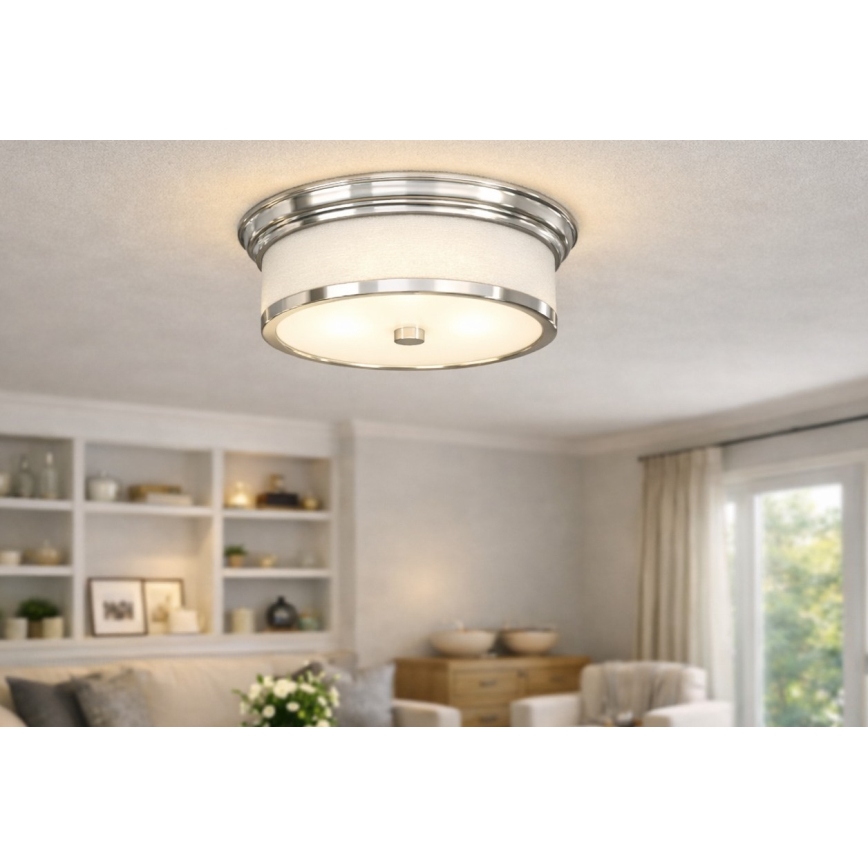 Open Design OR84863 - Lámpara de techo FAMBURO 3xE14/12W/230V Ø 31 cm cromo brillante