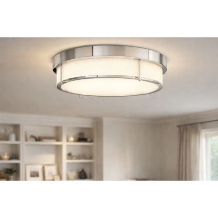 Open Design OR84924 - Lámpara de techo ROMI 4xE14/12W/230V Ø 50 cm cromo brillante