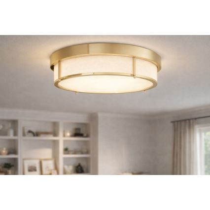 Open Design OR84931 - Lámpara de techo ROMI 4xE14/12W/230V, diámetro 50 cm, latón