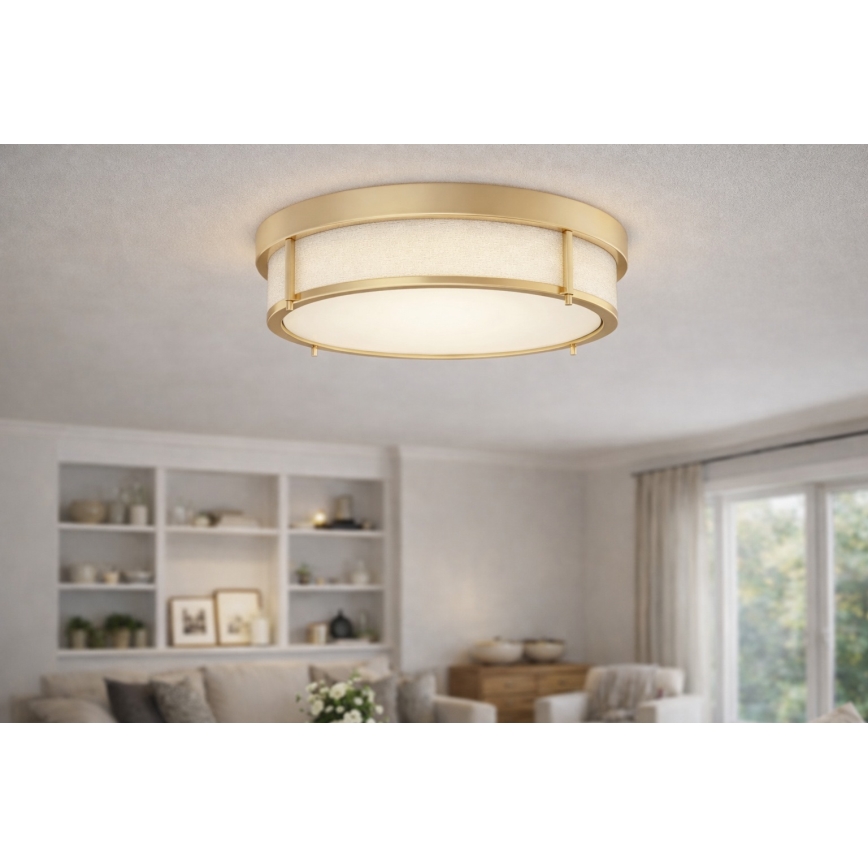 Open Design OR84931 - Lámpara de techo ROMI 4xE14/12W/230V, diámetro 50 cm, latón