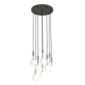 Open Design OR85327 - Lámpara colgante ERO con cable, 8xG9/8W/230V, acabado en cromo brillante