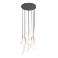 Open Design OR85334 - Lámpara colgante con cable ERO 8xG9/8W/230V dorada