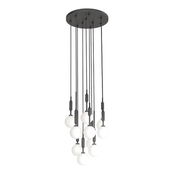 Open Design OR85372 - Lámpara colgante en cable ERO 10xG9/8W/230V negra