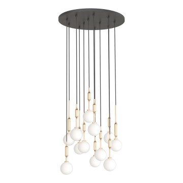 Open Design OR85396 - Lámpara colgante con cable ERO 12xG9/8W/230V dorada