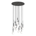 Open Design OR85402 - Lámpara colgante con cable ERO 12xG9/8W/230V negra