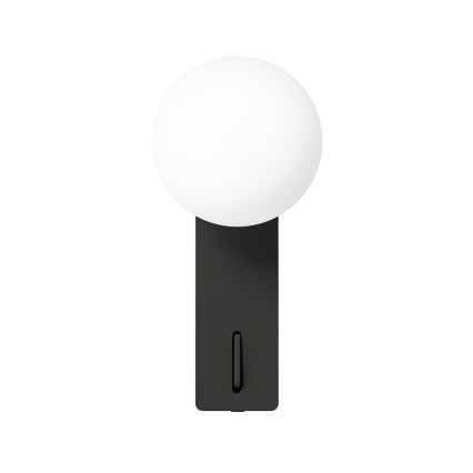 Open Design OR85570 - Aplique de pared BOLETTA 1xG9/8W/230V negro