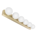 Open Design OR85686 - Aplique de pared MERINO para baño 6xG9/8W/230V 61 cm IP44 latón